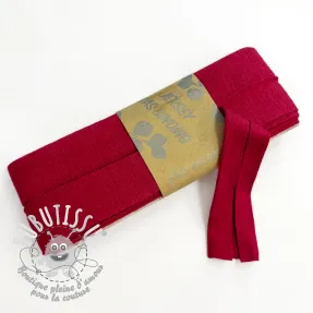 Biais élastique viscose - 3 m ruby