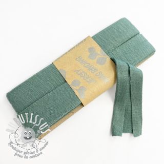 Biais élastique viscose - 3 m pine green