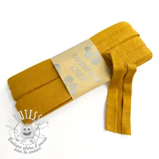 Biais élastique viscose - 3 m ochre