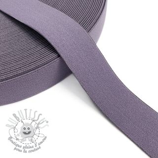 Élastique lisse 3 cm lavender