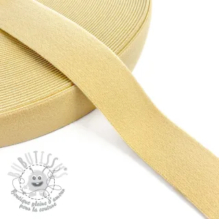 Élastique lisse 3 cm light yellow