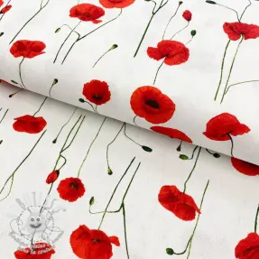 Tissu déco premium Poppy field