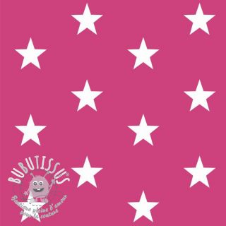 Tissu coton Stars pink