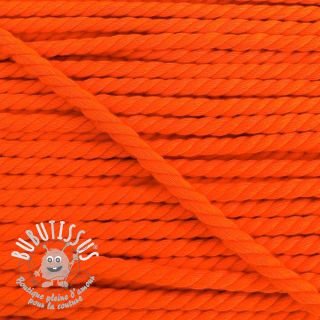 Cordon coton macramé 5 mm neon orange