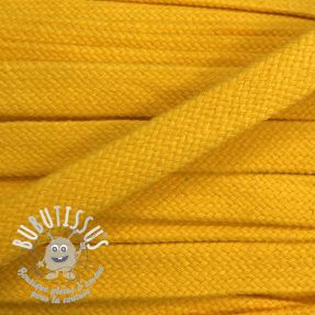 Cordon coton plat 15 mm yellow