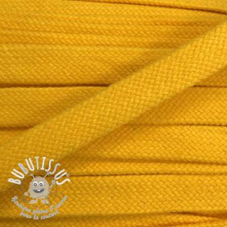 Cordon coton plat 15 mm yellow