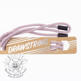Cordon a capuche avec embouts 115 cm HEAD1 washed pink