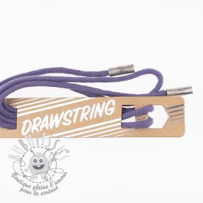 Cordon a capuche avec embouts 115 cm HEAD2 lavender