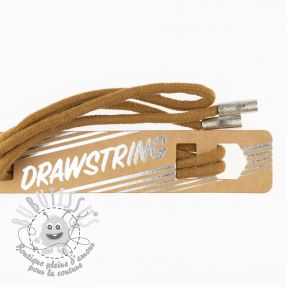Cordon a capuche avec embouts 115 cm HEAD2 dark camel