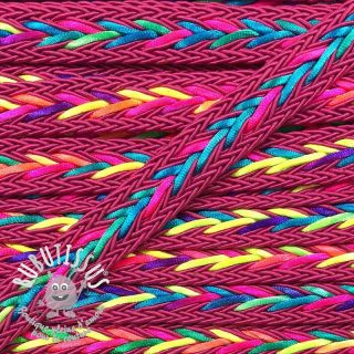 Cordon coton macramé NEON fuchsia