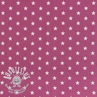 Tissu coton Petit stars mauve