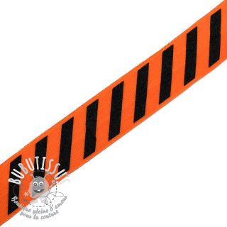 Biais élastique STRIPE 20 mm orange