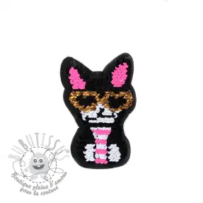 Applique sequin reversible SMALL Kitty