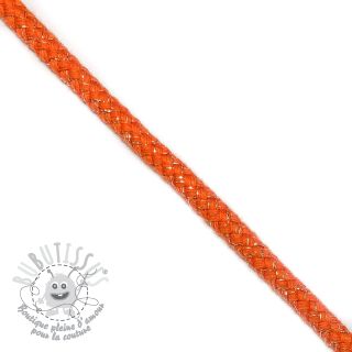 Cordon lurex 10 mm orange