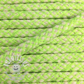 Cordon coton 1 cm lime