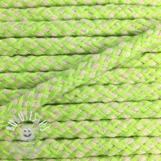 Cordon coton 1 cm lime