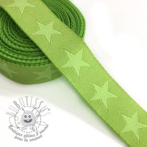 Ruban Stars lime/light lime