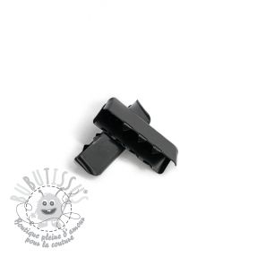 Embout pour sangle métal 25 mm black