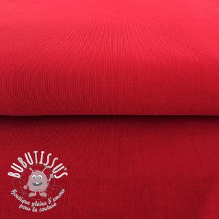 Tissu velours cotelé fin red