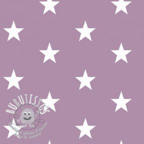 Tissu coton Stars lilac