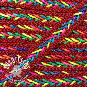 Cordon coton macramé NEON red