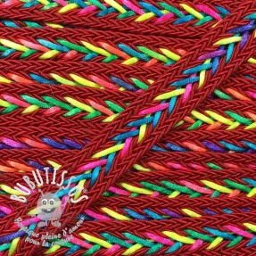 Cordon coton macramé NEON red