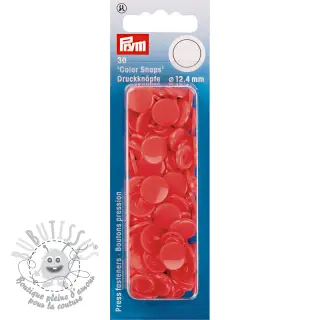 Boutons pressions PRYM light red