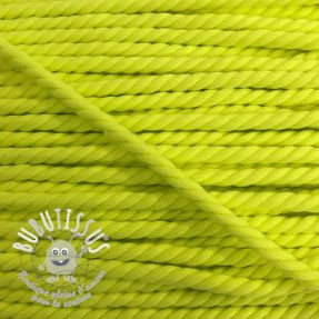 Cordon coton macramé 5 mm neon yellow