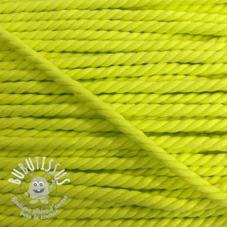 Cordon coton macramé 5 mm neon yellow