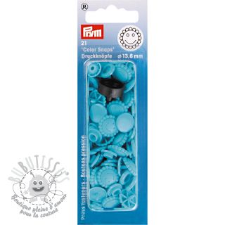 Boutons pressions PRYM Flower turquoise