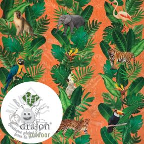 Tissu déco avec finition en Teflon ANIMAL AMAZON