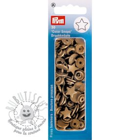 Boutons pressions PRYM Star gold