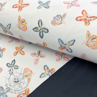 Softshell hiver Butterfly white digital print