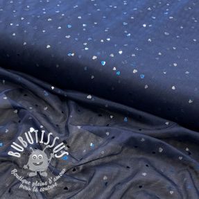 Tulle pour jupe tutu ROYAL Hearts navy