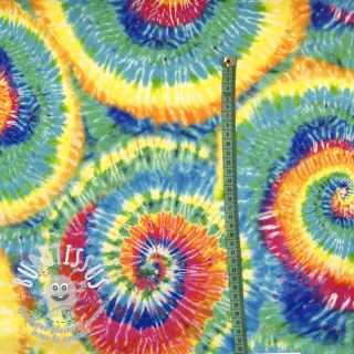 Tissu déco premium Luxe rainbow swirl digital print