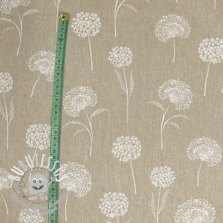 Tissu déco Linenlook Elegant dandelion natural