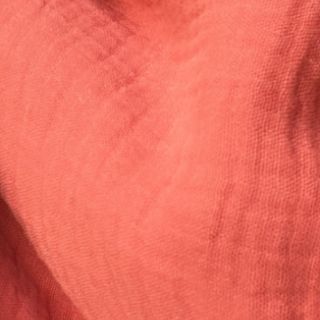 Tissu double gaze/mousseline terra ORGANIC