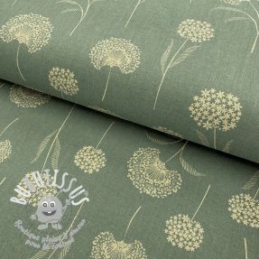 Tissu déco Linenlook Elegant dandelion soft green