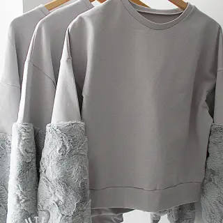 Fourrure light grey