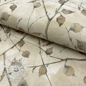 Tissu déco Leaf branch serene digital print