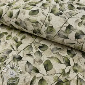Tissu déco Linenlook Poplar leaves