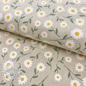 Tissu déco Linenlook Daisy sweet field