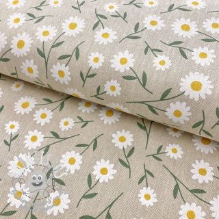 Tissu déco Linenlook Daisy sweet field