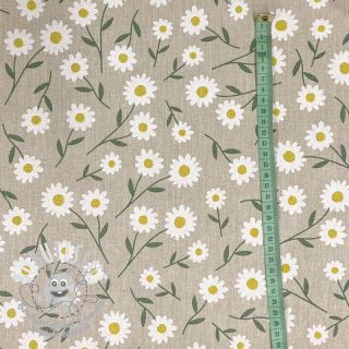 Tissu déco Linenlook Daisy sweet field