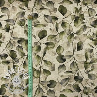 Tissu déco Linenlook Poplar leaves
