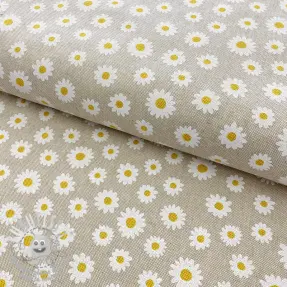 Tissu déco Linenlook Daisy sweet garden