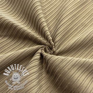 Tissu velours cotelé STRIPE beige