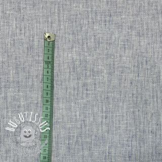 Tissu mélange lin et cotton Lira mini stripe jeans