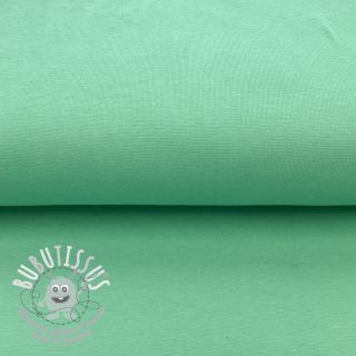 Bord-côte lisse pastel green ORGANIC