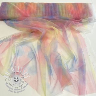 Tulle pour jupe tutu Rainbow glitter design A